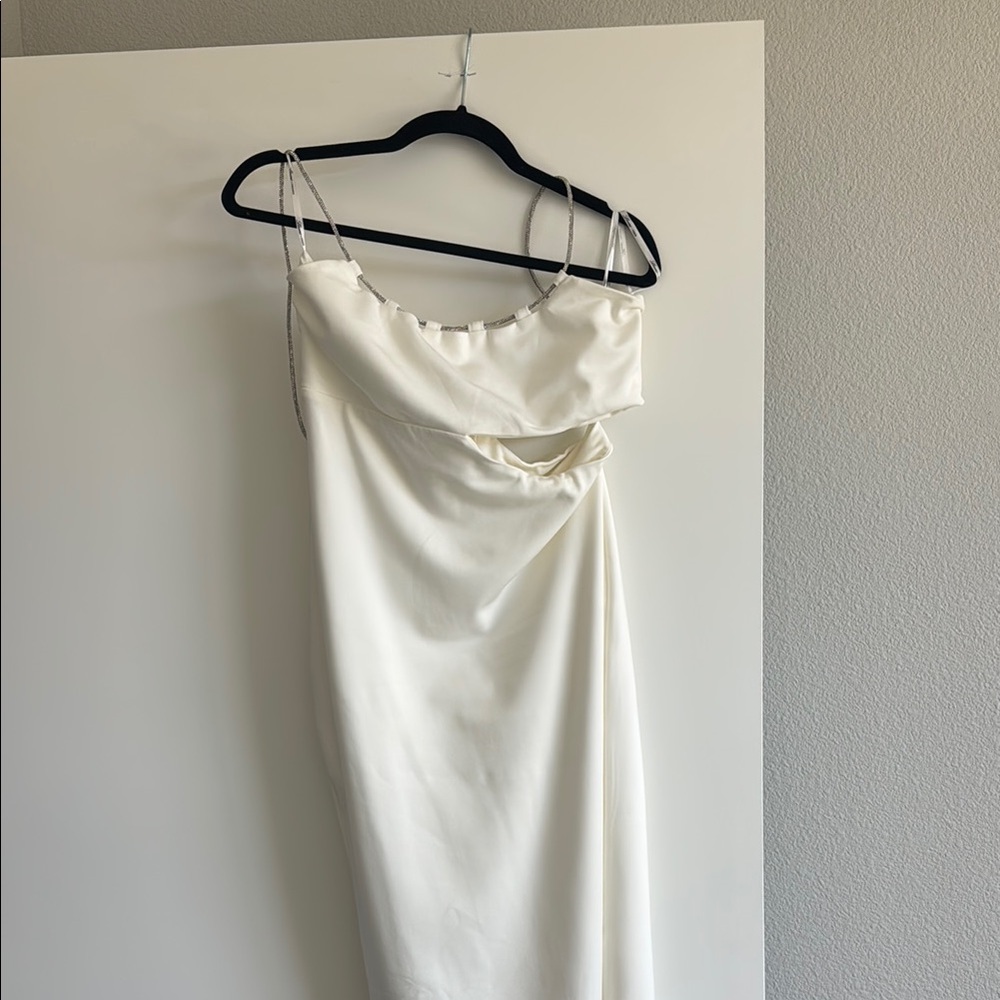 Lovers and Friends Charlotte Midi Dress in White